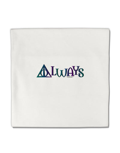 Always Magic Symbol Micro Fleece 14&#x22;x14&#x22; Pillow Sham by TooLoud-Pillow Sham-TooLoud-White-Davson Sales