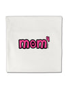 Mom to the Fourth Power - Cute Mom of 4 Design Micro Fleece 14&#x22;x14&#x22; Pillow Sham by TooLoud-Pillow Sham-TooLoud-White-Davson Sales