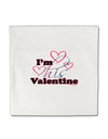 I'm HIS Valentine Micro Fleece 14&#x22;x14&#x22; Pillow Sham-Pillow Sham-TooLoud-White-Davson Sales