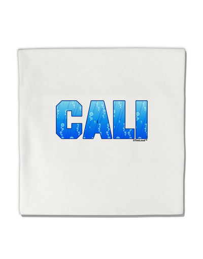 Cali Ocean Bubbles Micro Fleece 14&#x22;x14&#x22; Pillow Sham by TooLoud-Pillow Sham-TooLoud-White-Davson Sales