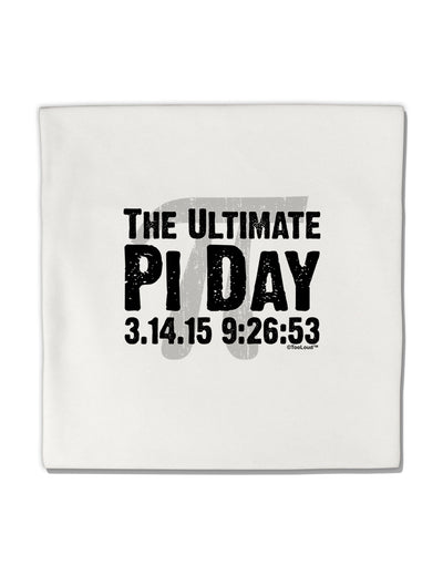 The Ultimate Pi Day Text Micro Fleece 14&#x22;x14&#x22; Pillow Sham by TooLoud-Pillow Sham-TooLoud-White-Davson Sales