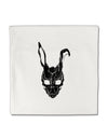 Scary Bunny Face Black Distressed Micro Fleece 14&#x22;x14&#x22; Pillow Sham-Pillow Sham-TooLoud-White-Davson Sales