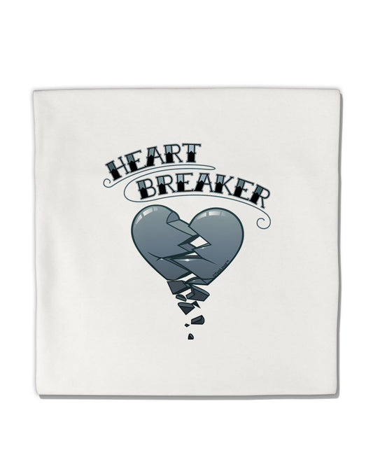 Heart Breaker Manly Micro Fleece 14&#x22;x14&#x22; Pillow Sham by TooLoud-TooLoud-White-Davson Sales