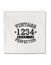 Personalized Vintage Birth Year Distressed Micro Fleece 14&#x22;x14&#x22; Pillow Sham by TooLoud-TooLoud-White-Davson Sales