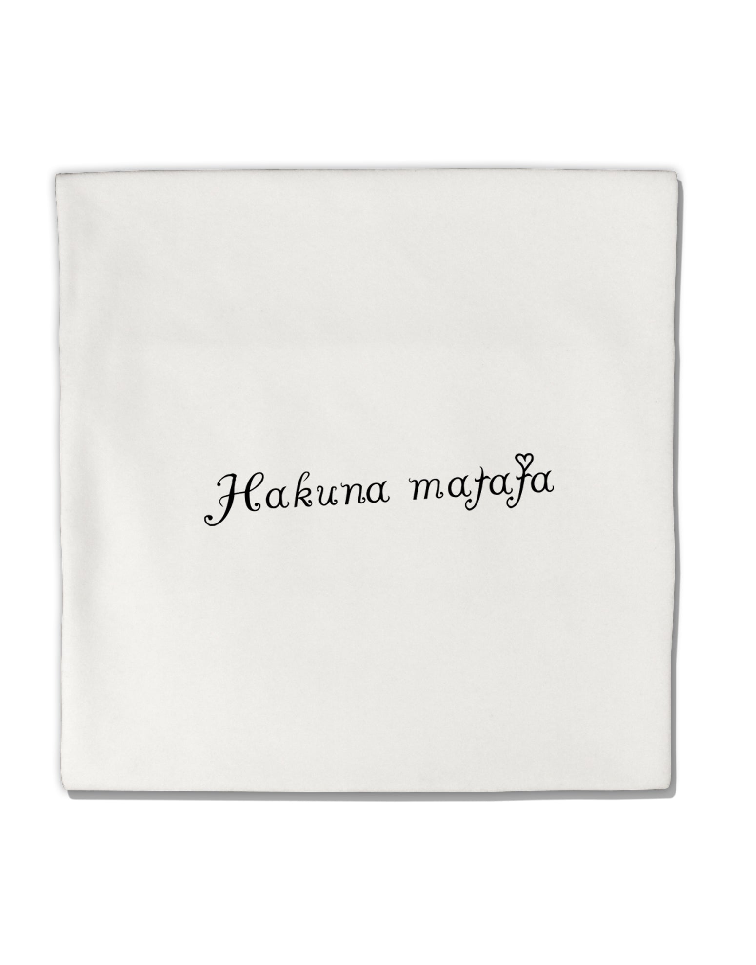 TooLoud Hakuna Matata Micro Fleece 14 Inch x 14 Inch Pillow Sham-ThrowPillowCovers-TooLoud-Davson Sales