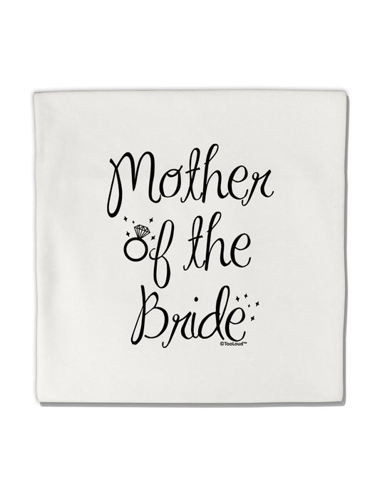 Mother of the Bride - Diamond Micro Fleece 14&#x22;x14&#x22; Pillow Sham-Pillow Sham-TooLoud-White-Davson Sales