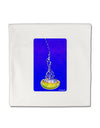 Solo Jellyfish Watercolor Micro Fleece 14&#x22;x14&#x22; Pillow Sham-Pillow Sham-TooLoud-White-Davson Sales