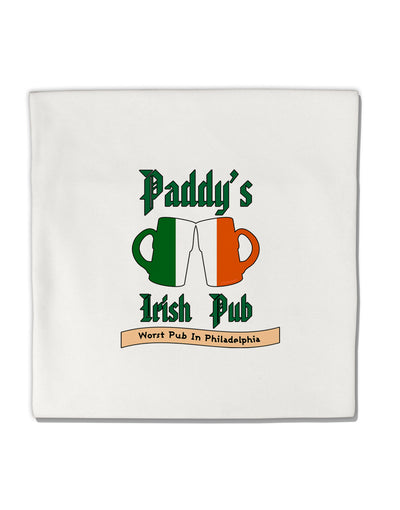 Paddy's Irish Pub Micro Fleece 14&#x22;x14&#x22; Pillow Sham by TooLoud-Pillowcases & Shams-TooLoud-White-Davson Sales