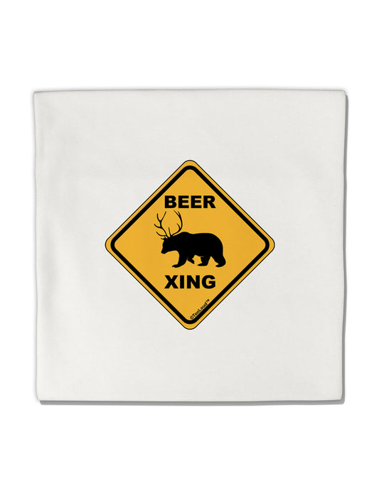 Beer Xing Micro Fleece 14&#x22;x14&#x22; Pillow Sham-Pillow Sham-TooLoud-White-Davson Sales