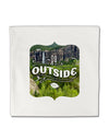 Go Outside - Beautiful Cliffs Micro Fleece 14&#x22;x14&#x22; Pillow Sham by TooLoud-TooLoud-White-Davson Sales