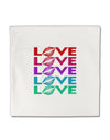 Colorful Love Kisses Micro Fleece 14&#x22;x14&#x22; Pillow Sham-Pillow Sham-TooLoud-White-Davson Sales