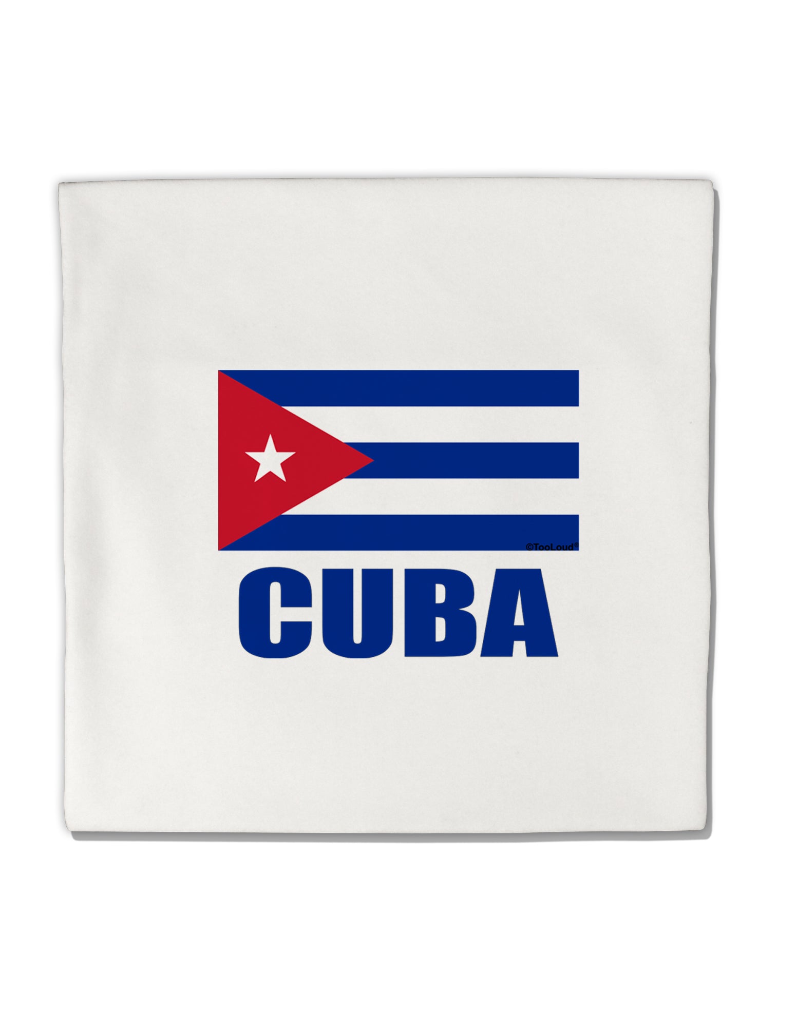 Cuba Flag Cuban Pride Micro Fleece 14&#x22;x14&#x22; Pillow Sham by TooLoud-Pillow Sham-TooLoud-White-Davson Sales