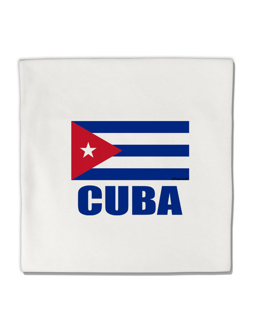 Cuba Flag Cuban Pride Micro Fleece 14&#x22;x14&#x22; Pillow Sham by TooLoud-Pillow Sham-TooLoud-White-Davson Sales