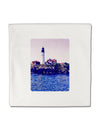 Watercolor Lighthouse 2 Micro Fleece 14&#x22;x14&#x22; Pillow Sham-Pillow Sham-TooLoud-White-Davson Sales