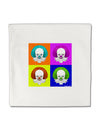 Clown Face Pop Art Micro Fleece 14&#x22;x14&#x22; Pillow Sham-Pillow Sham-TooLoud-White-Davson Sales