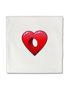 Hole Heartedly Broken Heart Micro Fleece 14&#x22;x14&#x22; Pillow Sham by TooLoud-TooLoud-White-Davson Sales