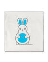 Cute Easter Bunny - Blue Micro Fleece 14&#x22;x14&#x22; Pillow Sham by TooLoud-Pillow Sham-TooLoud-White-Davson Sales