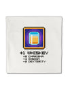 Pixel Whiskey Item Micro Fleece 14&#x22;x14&#x22; Pillow Sham-Pillow Sham-TooLoud-White-Davson Sales