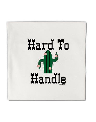 Hard To Handle Cactus Micro Fleece 14&#x22;x14&#x22; Pillow Sham by TooLoud-TooLoud-White-Davson Sales