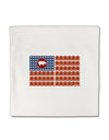 American Bacon Flag Micro Fleece 14&#x22;x14&#x22; Pillow Sham-Pillow Sham-TooLoud-White-Davson Sales