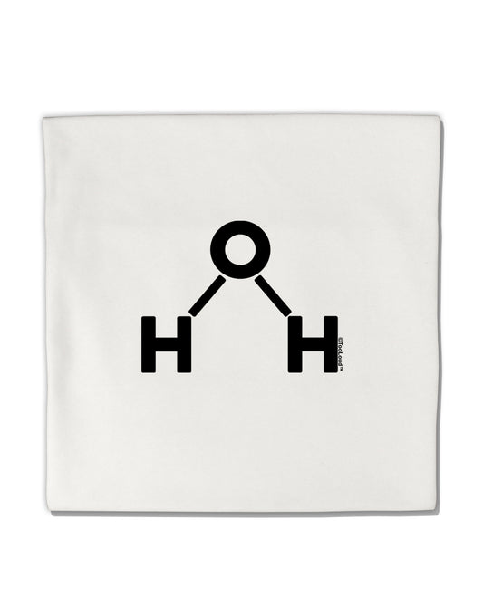 Water Molecule Text Micro Fleece 14&#x22;x14&#x22; Pillow Sham by TooLoud-Pillow Sham-TooLoud-White-Davson Sales
