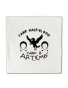 Camp Half Blood Cabin 8 Artemis Micro Fleece 14&#x22;x14&#x22; Pillow Sham by TooLoud-Pillow Sham-TooLoud-White-Davson Sales