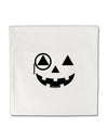 Monocle Jack-o-Lantern B-W Micro Fleece 14&#x22;x14&#x22; Pillow Sham-Pillow Sham-TooLoud-White-Davson Sales