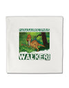 Parasaurolophus Walkeri - With Name Micro Fleece 14&#x22;x14&#x22; Pillow Sham by TooLoud-Pillow Sham-TooLoud-White-Davson Sales