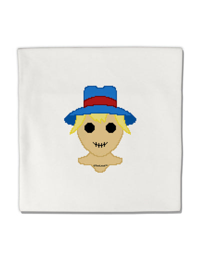 Cute Pixel Scarecrow Micro Fleece 14&#x22;x14&#x22; Pillow Sham-Pillow Sham-TooLoud-White-Davson Sales