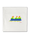 Equalizer Bars Design Micro Fleece 14&#x22;x14&#x22; Pillow Sham by TooLoud-Pillow Sham-TooLoud-White-Davson Sales