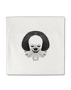 Scary Clown Grayscale Micro Fleece 14&#x22;x14&#x22; Pillow Sham-Pillow Sham-TooLoud-White-Davson Sales