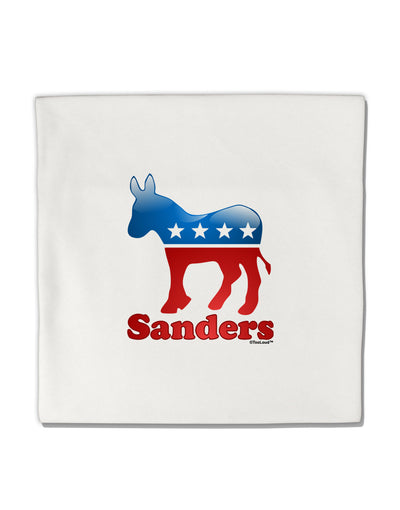 Sanders Bubble Symbol Micro Fleece 14&#x22;x14&#x22; Pillow Sham-Pillow Sham-TooLoud-White-Davson Sales