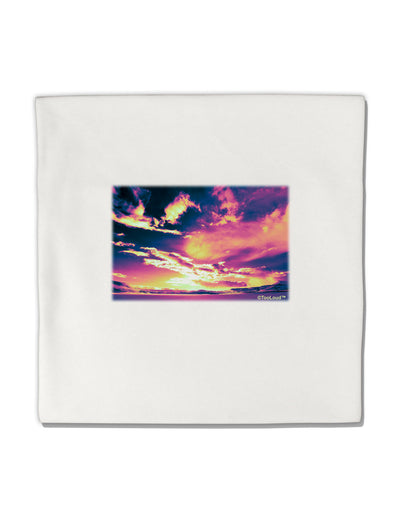 Blue Mesa Reservoir Surreal Micro Fleece 14&#x22;x14&#x22; Pillow Sham-Pillow Sham-TooLoud-White-Davson Sales