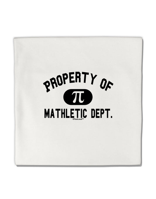 Mathletic Department Micro Fleece 14&#x22;x14&#x22; Pillow Sham by TooLoud-Pillow Sham-TooLoud-White-Davson Sales