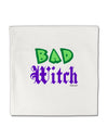 Bad Witch Color Green Micro Fleece 14&#x22;x14&#x22; Pillow Sham-Pillow Sham-TooLoud-White-Davson Sales