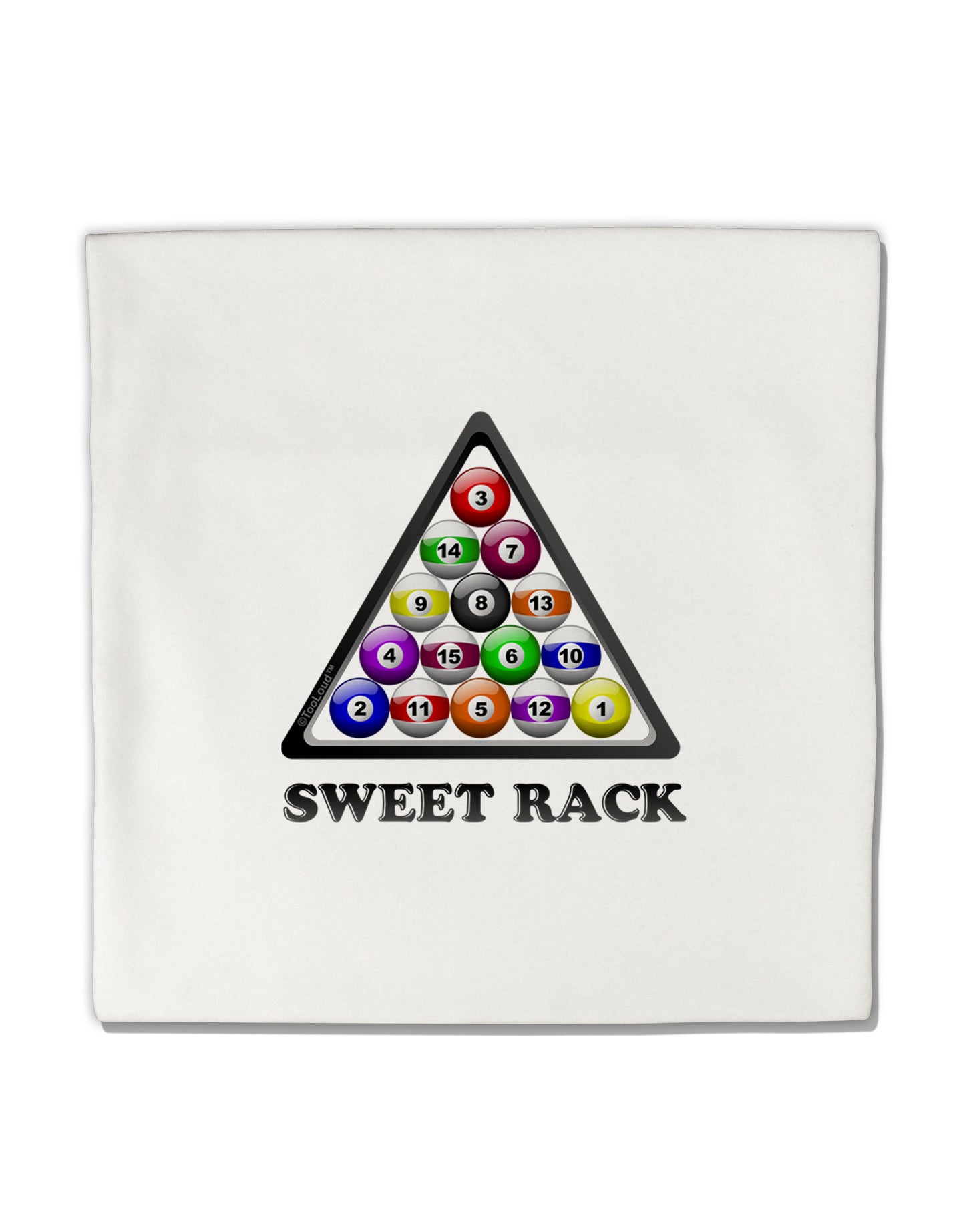 Sweet Rack - Pool Micro Fleece 14"x14" Pillow Sham-Pillow Sham-TooLoud-White-Davson Sales