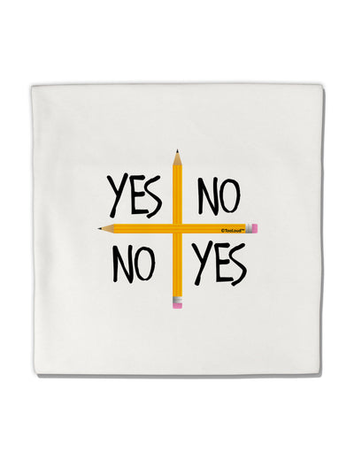 Charlie Charlie Challenge Micro Fleece 14&#x22;x14&#x22; Pillow Sham-Pillow Sham-TooLoud-White-Davson Sales