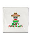 Happy Cinco de Mayo Cat Micro Fleece 14&#x22;x14&#x22; Pillow Sham by TooLoud-Pillow Sham-TooLoud-White-Davson Sales