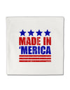 Made in Merica - Stars and Stripes Color Design Micro Fleece 14&#x22;x14&#x22; Pillow Sham-Pillow Sham-TooLoud-White-Davson Sales