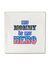 My Mommy is My Hero - Armed Forces - Blue Micro Fleece 14&#x22;x14&#x22; Pillow Sham by TooLoud-Pillow Sham-TooLoud-White-Davson Sales