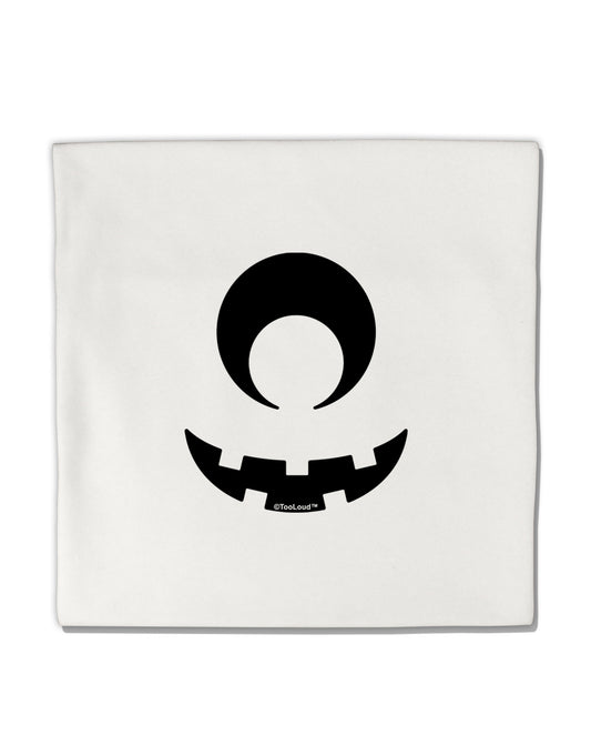 Cyclops Jack-o-Lantern Micro Fleece 14&#x22;x14&#x22; Pillow Sham-Pillow Sham-TooLoud-White-Davson Sales