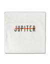 Planet Jupiter Earth Text Only Micro Fleece 14&#x22;x14&#x22; Pillow Sham by TooLoud-Pillow Sham-TooLoud-White-Davson Sales