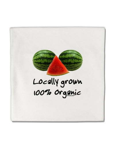 Locally Grown Organic Melons Micro Fleece 14&#x22;x14&#x22; Pillow Sham-Pillow Sham-TooLoud-White-Davson Sales