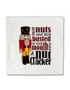 More Nuts Busted - Your Mouth Micro Fleece 14&#x22;x14&#x22; Pillow Sham by TooLoud-TooLoud-White-Davson Sales