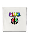 PLUR Rainbow Micro Fleece 14&#x22;x14&#x22; Pillow Sham-Pillow Sham-TooLoud-White-Davson Sales