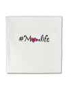 Hashtag Momlife Micro Fleece 14&#x22;x14&#x22; Pillow Sham by TooLoud-Pillow Sham-TooLoud-White-Davson Sales