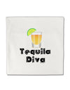 Tequila Diva - Cinco de Mayo Design Micro Fleece 14&#x22;x14&#x22; Pillow Sham by TooLoud-Pillow Sham-TooLoud-White-Davson Sales