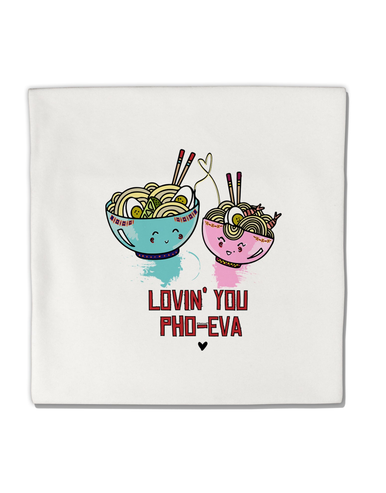 TooLoud Lovin you Pho Eva Micro Fleece 14 Inch x 14 Inch Pillow Sham-ThrowPillowCovers-TooLoud-Davson Sales