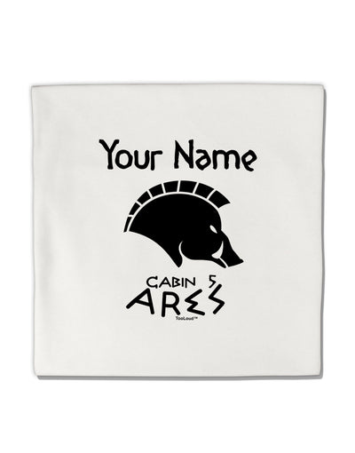 Personalized Cabin 5 Ares Micro Fleece 14&#x22;x14&#x22; Pillow Sham by TooLoud-Pillow Sham-TooLoud-White-Davson Sales