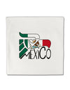 Mexico Eagle Symbol - Mexican Flag - Mexico Micro Fleece 14&#x22;x14&#x22; Pillow Sham by TooLoud-Pillow Sham-TooLoud-White-Davson Sales